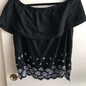 Off the shoulder top!